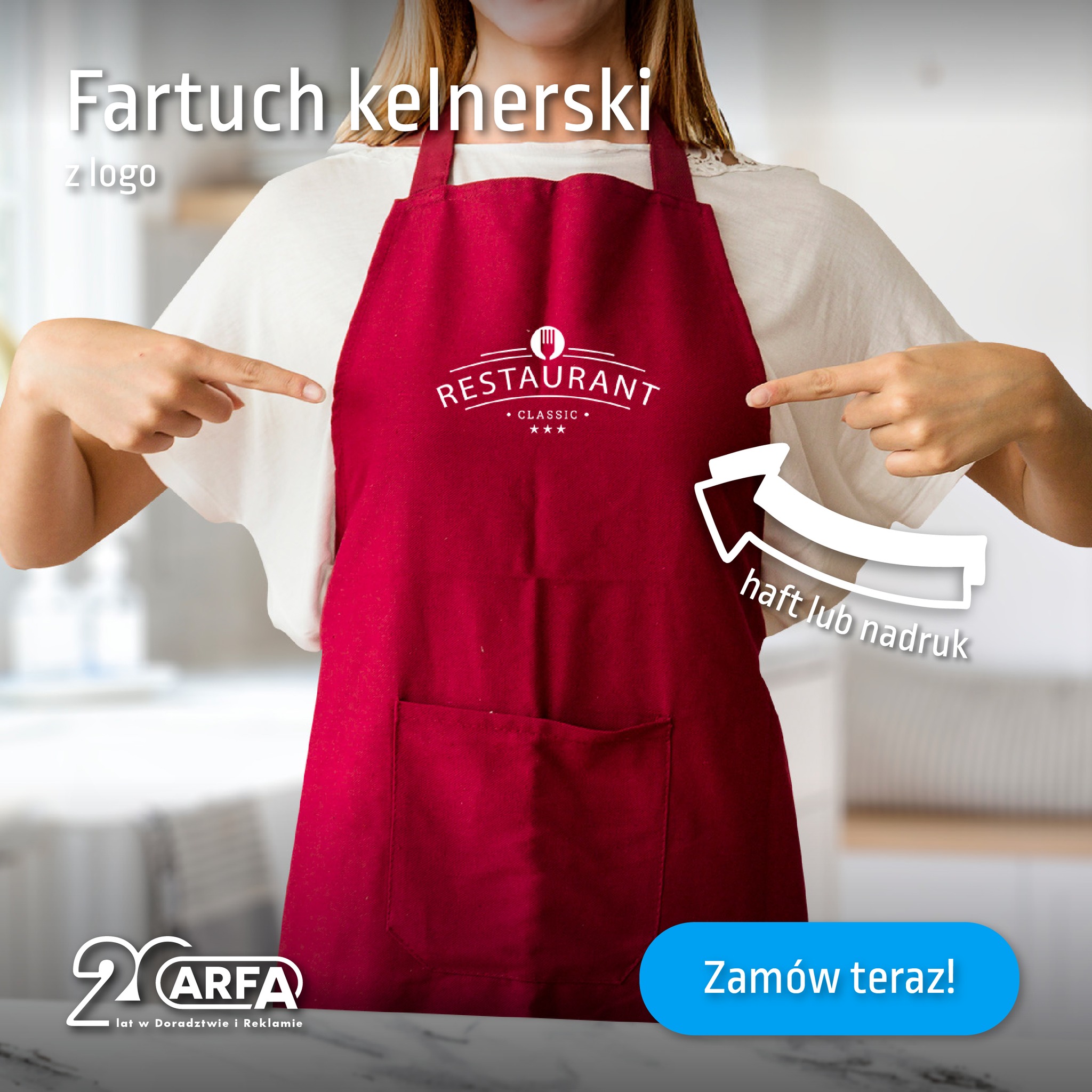 You are currently viewing Fartuch z logo